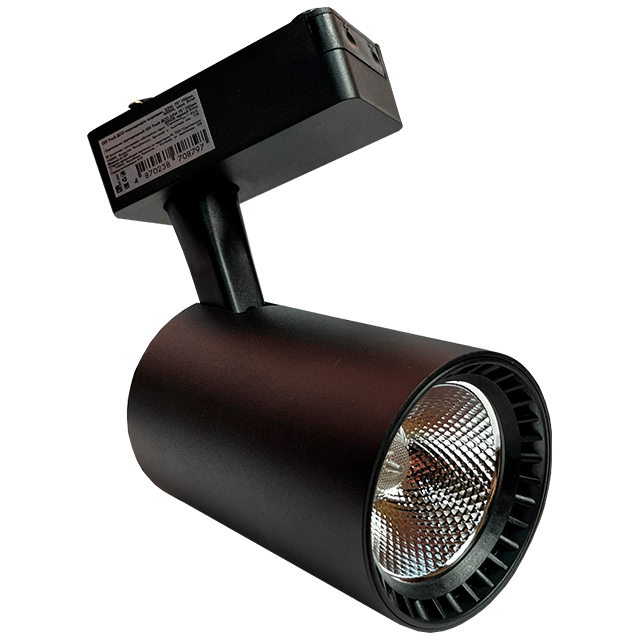 Светильник светодиодный LED Track ДСО 25W 75х100mm черный Sirius
