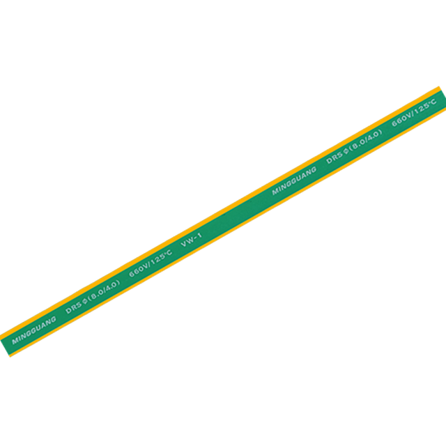 Трубка (ТУТ) 6/3 в отрезках по 1м (50шт) желто-зеленый Sirius, фото 0