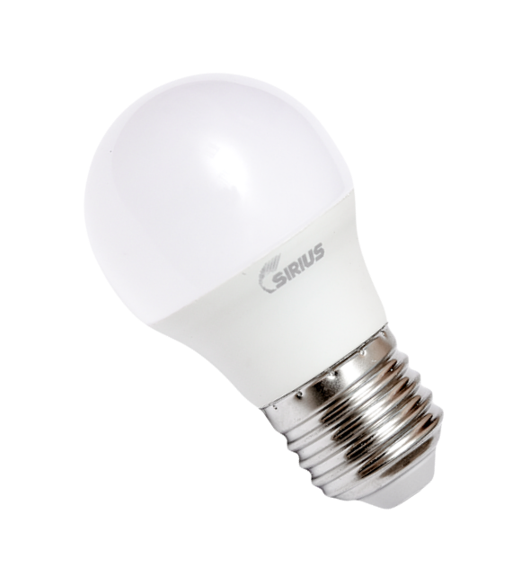 Электрическая лампа светодиодная LED Deco G45 7W E27 4000K Sirius