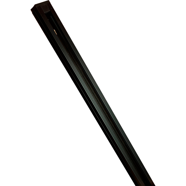 Шинопровод 1000mm для трековых светильников черный Sirius, фото 0