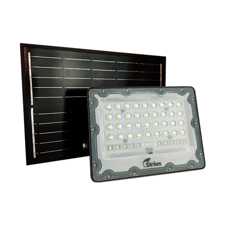 Прожектор  светодиодный LED  Helios 60W 6500K IP65 на солнечной батареи Sirius