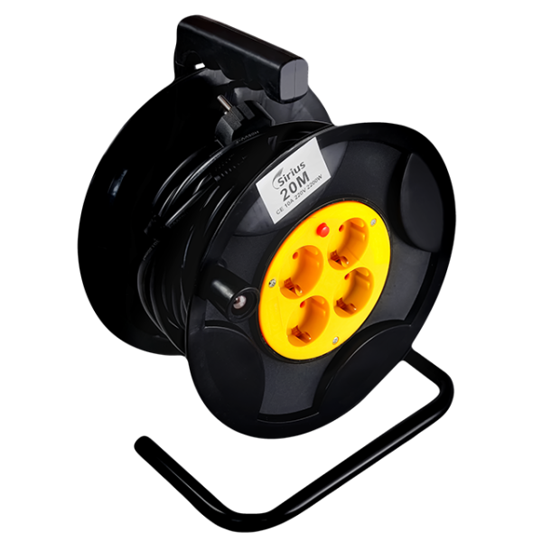 Удлинитель УК-0440 40м (1*4) с заземлением  Sirius